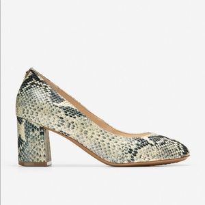 Cole Haan women’s pump Roccia snake print